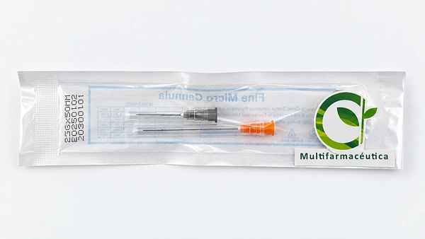 Microcánula 25G x 50 mm