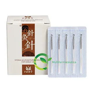Agujas para Acupuntura 0,18 x 7 mm Tony
