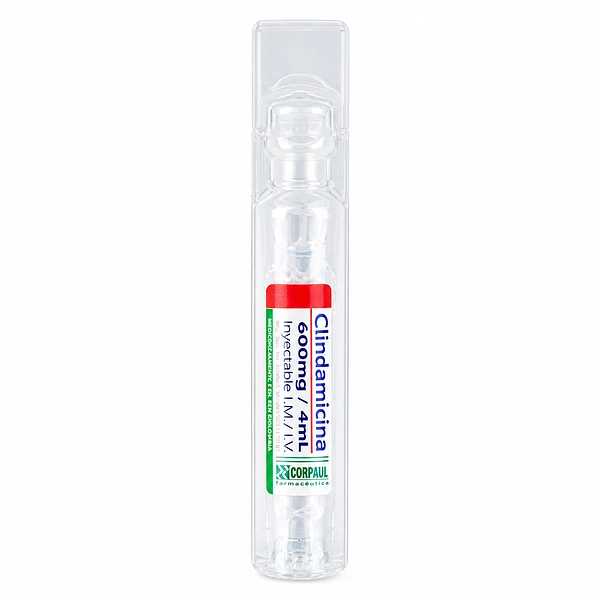 Clindamicina 600 mg/4 ml Corpaul