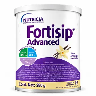 Fortisip Advanced Vainilla 280 g Nutricia
