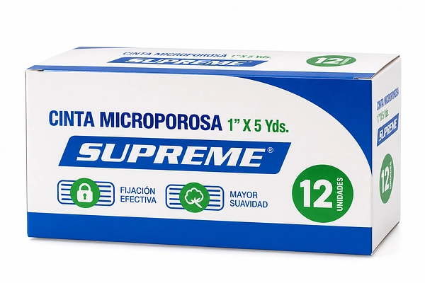 Micropore Piel 1" x 5 yd Protex Caja x 12